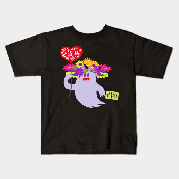 Go ghost yourself Kids T-Shirt by magicdidit2